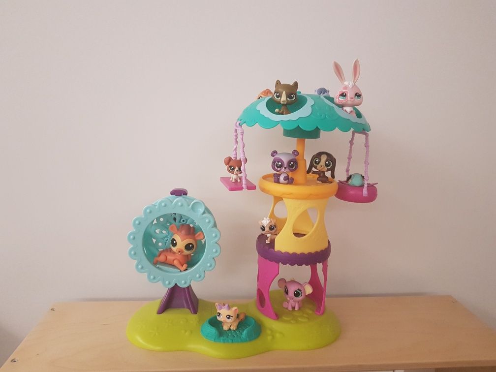 LPS The Littlest Pet Shop plac zabaw karuzela dla chomików