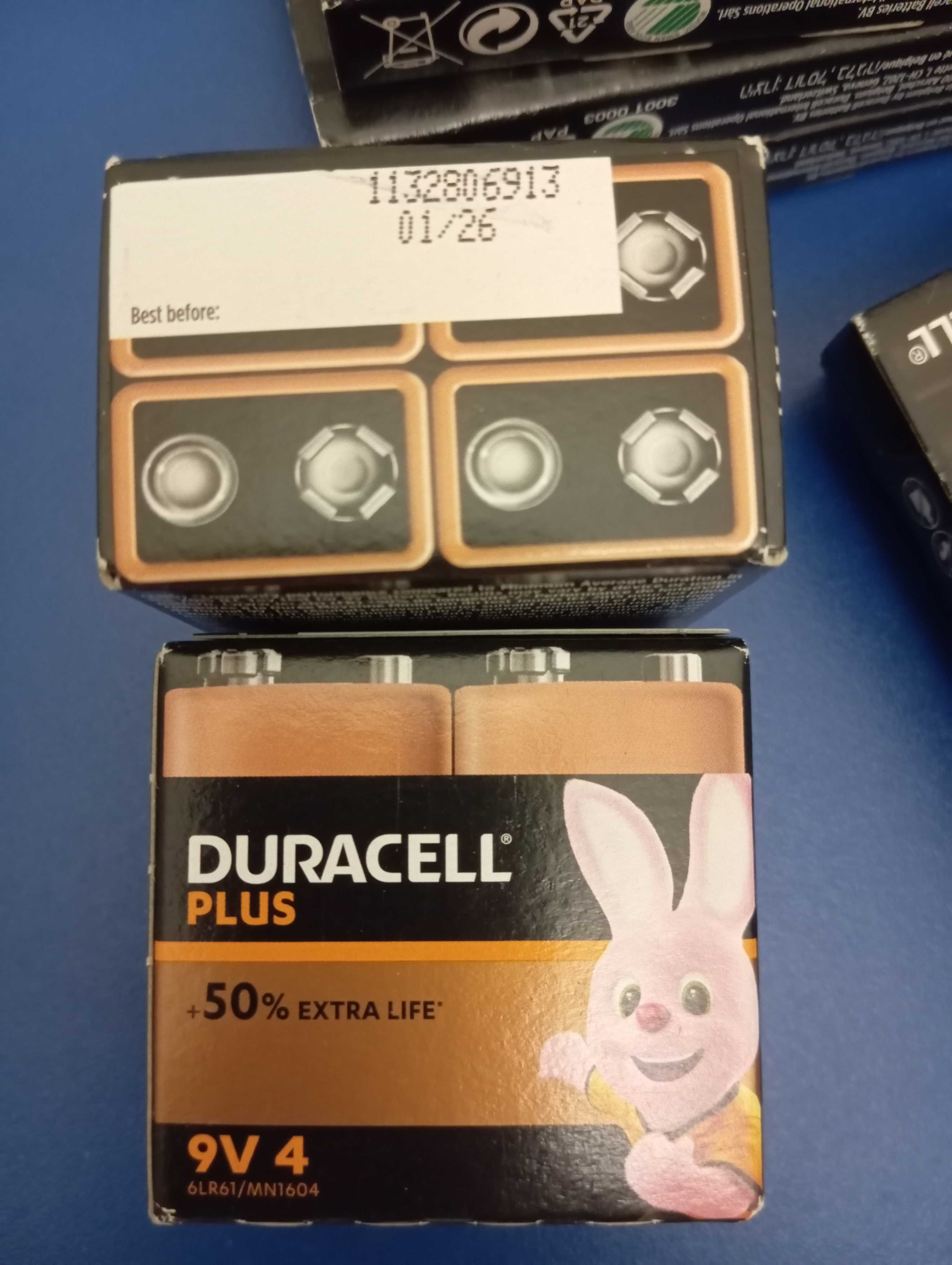 Батарейки Duracell та  Aerocell AA, ААА, Крона 9v