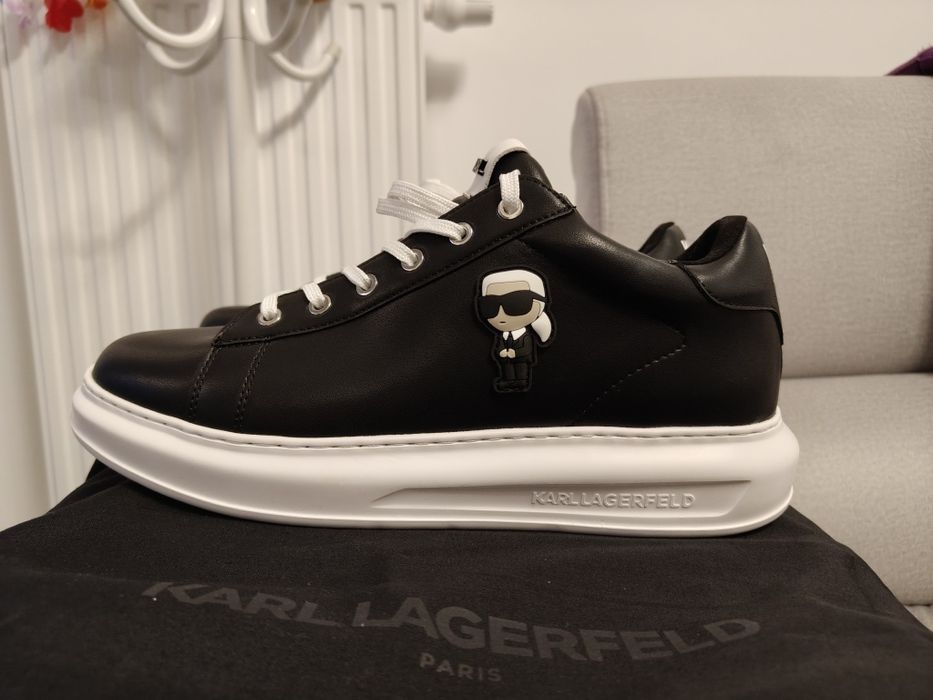 Buty KARL Lagerfeld Paris skóra naturalna