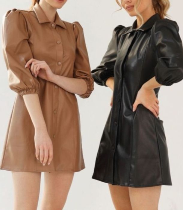 Шкіряний піджак, плаття, кардиган