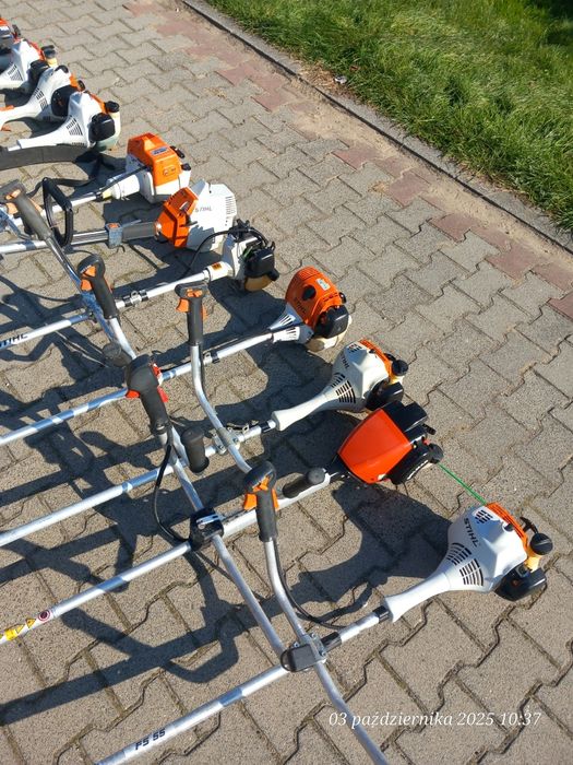 Kosy wykaszarki podkaszarki stihl husqvarna dolmar Robin Echo spalinow