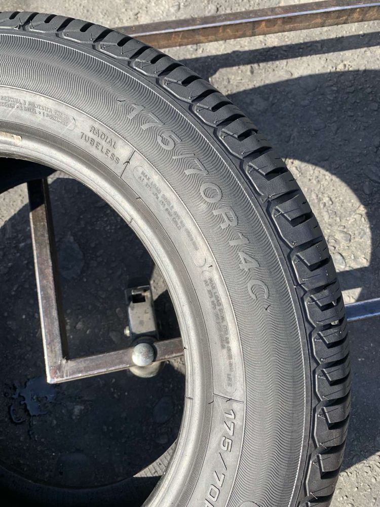 Шини 175/70 R14C пара Goodyear 6,7мм, 175 70 14C