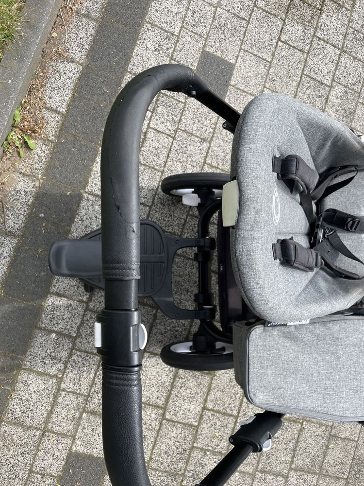 Bugaboo donkey 2 twin szary plus dodatki