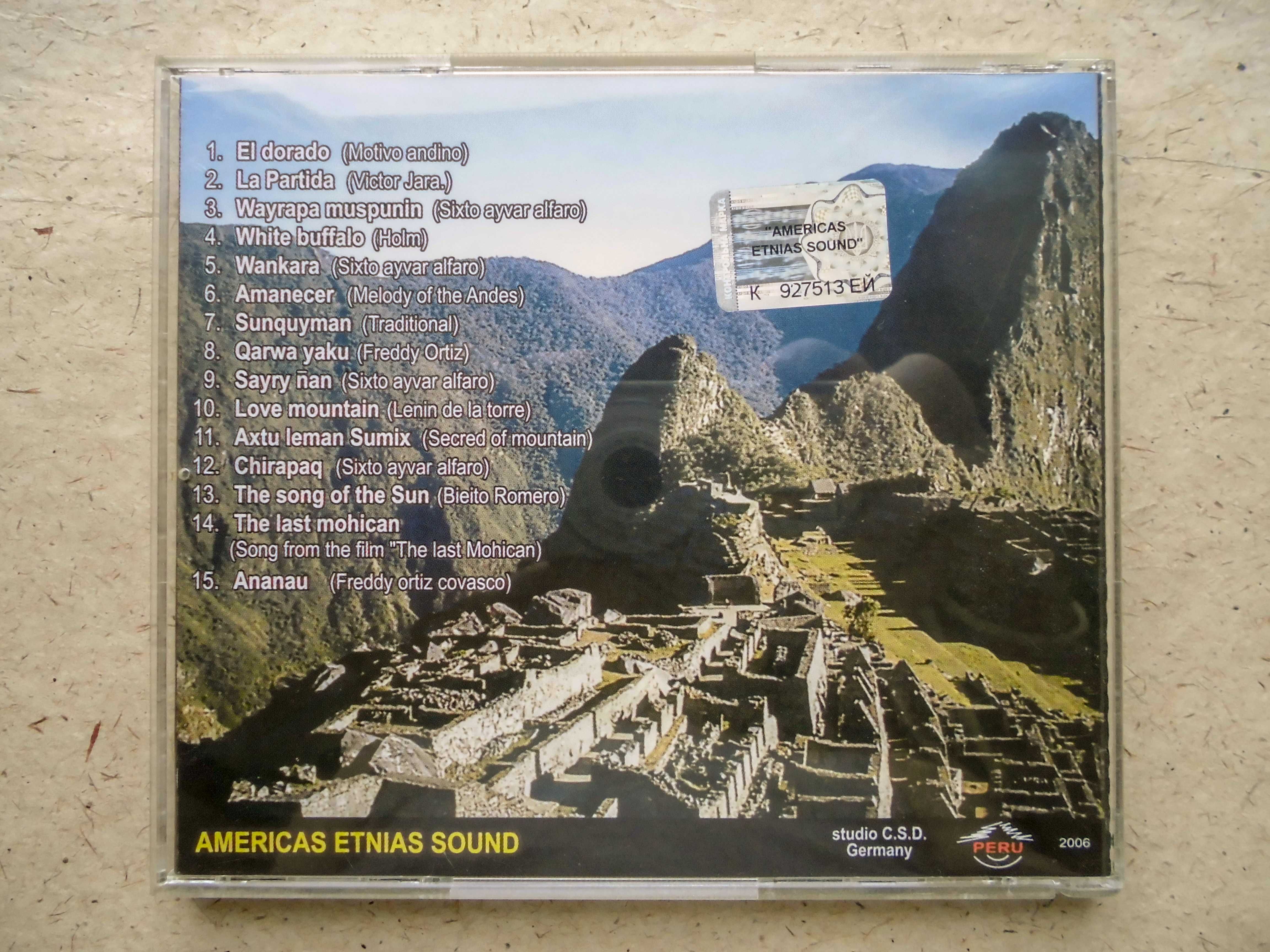 CD диск Americas Etnias Sound - Feeliing Peru