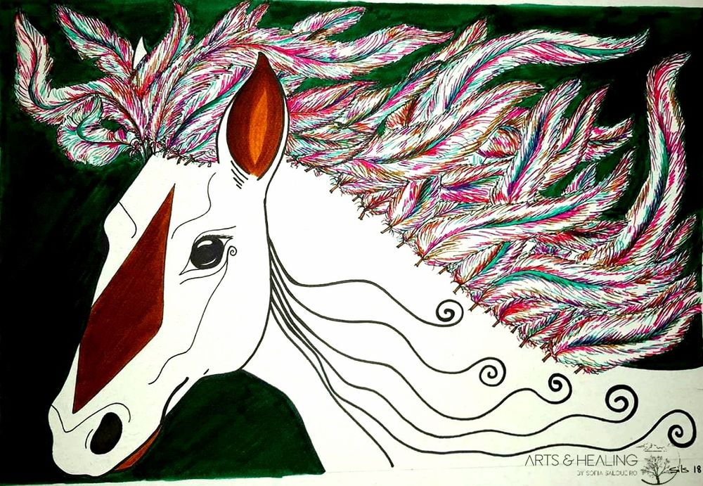 Pintura Cavalo Arquétipo