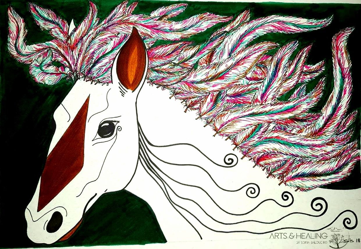 Pintura Cavalo Arquétipo