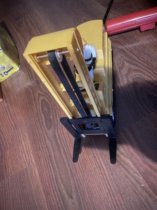 Stara zabawka Sztaplarka wózek widłowy widlak pudelko prl ddr