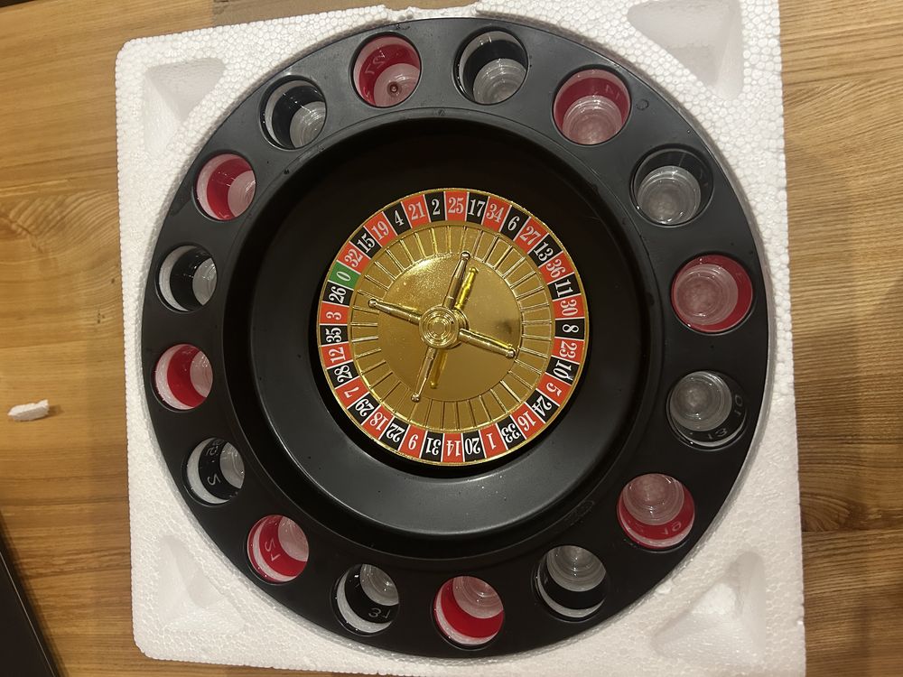 Рулетка, drinking roulette set, алкогольна гра.