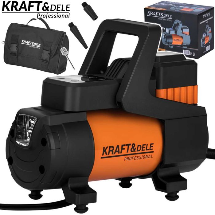 KRAFT&DELE Kompresor Samochodowy 12v Sprężarka 200 Psi 168w KD3440