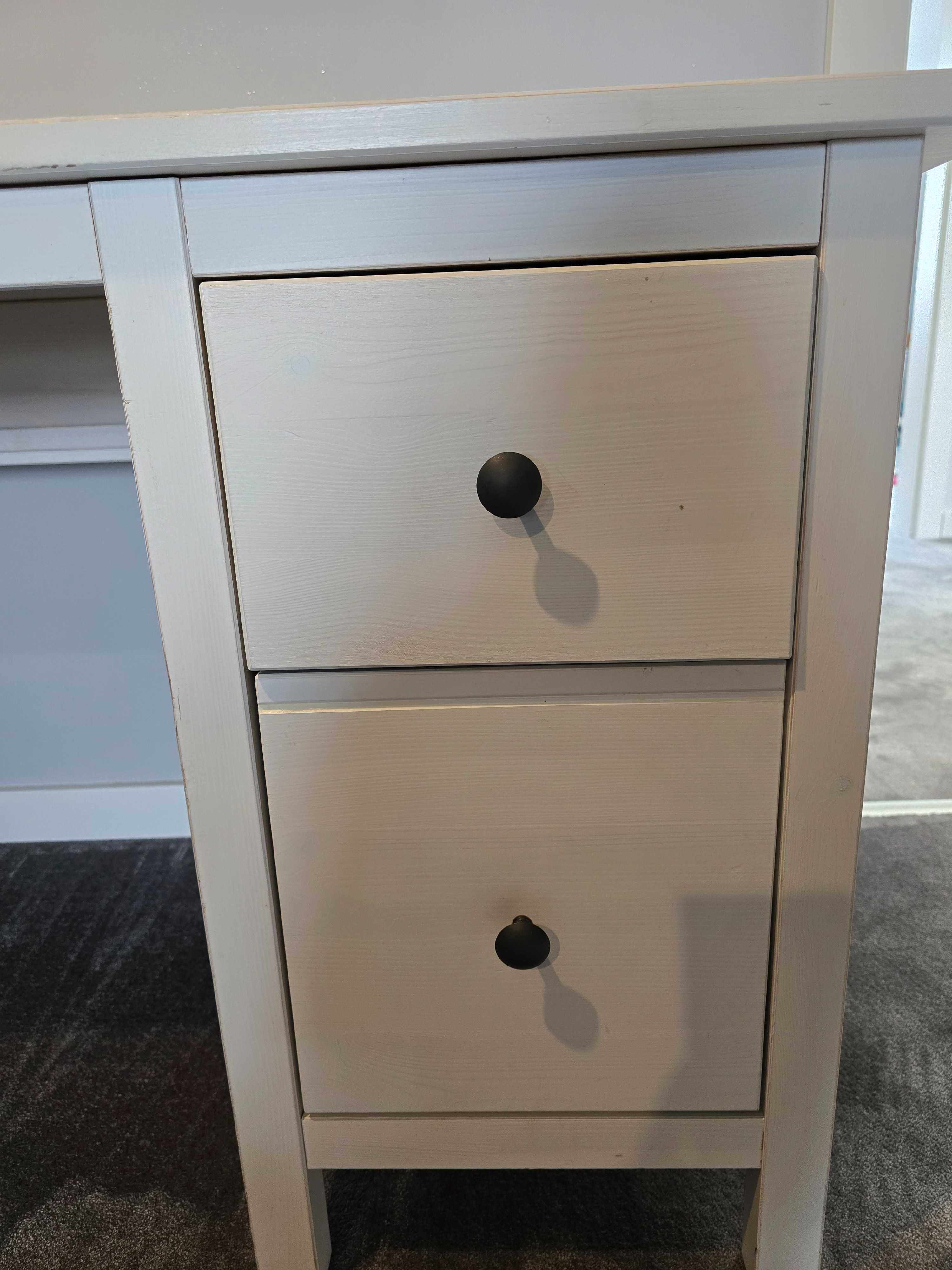 Biurko hemnes biała bejca