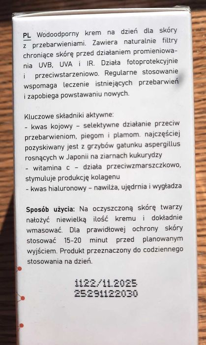 Melano Day Cream, Yasumi, nowe