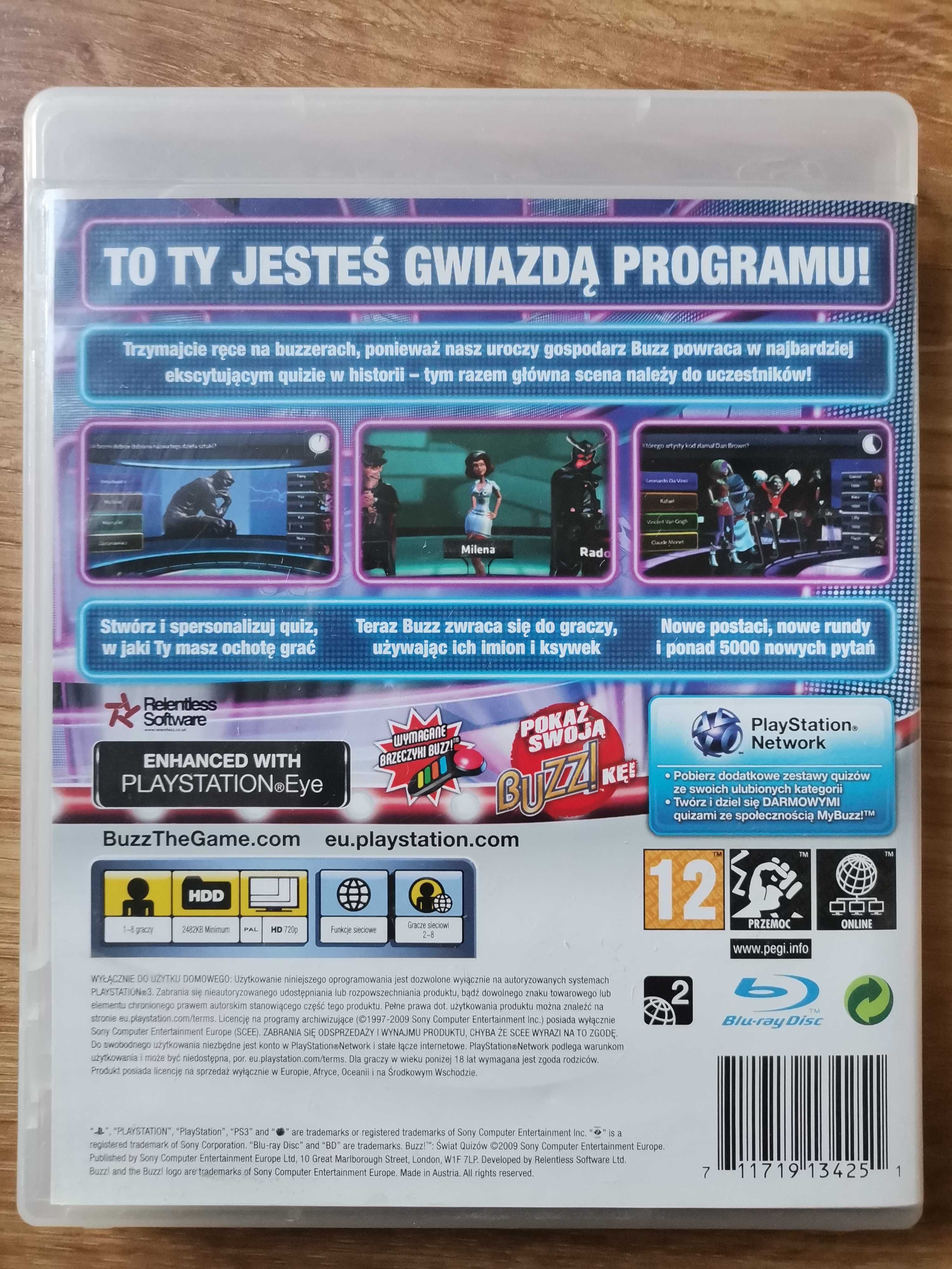 Gra BUZZ! Świat quizów (PS3)