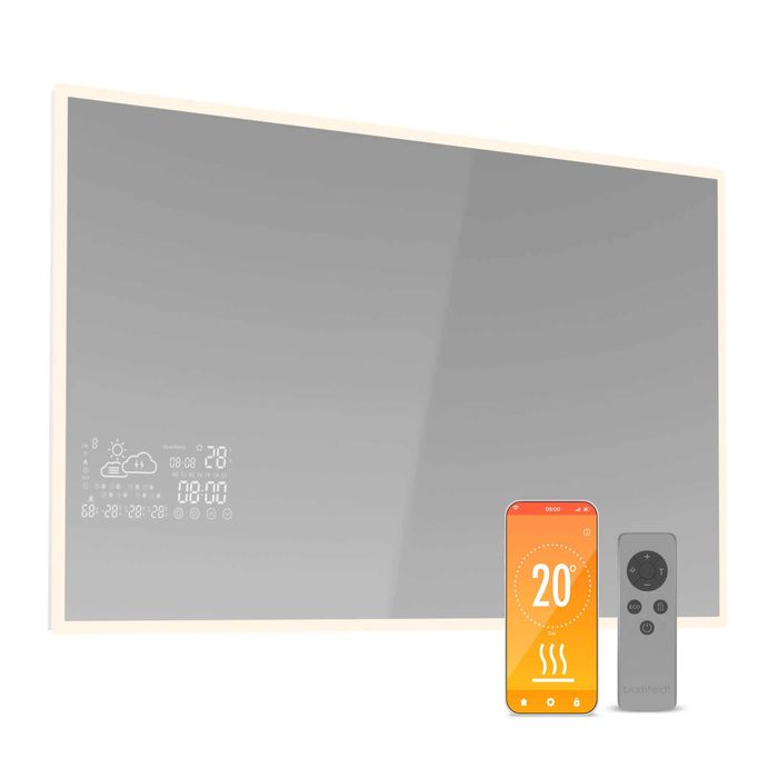 Зеркало-обогреватель смарт Blumfeldt ReflectiHeat Smart 60x100cm
