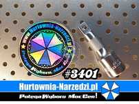 Przedłużka 1/2" 75mm Cr-V przedłużka do kluczy przedłużka 75mm