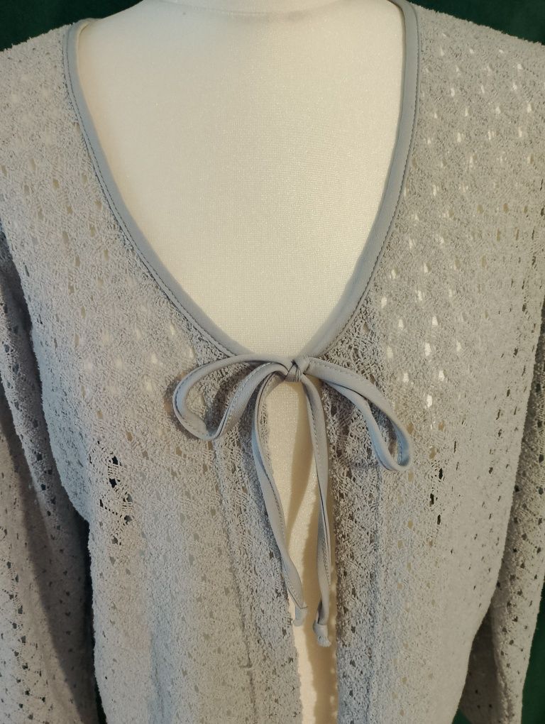 Narzutka, sweter ażurek rozm L,XL
