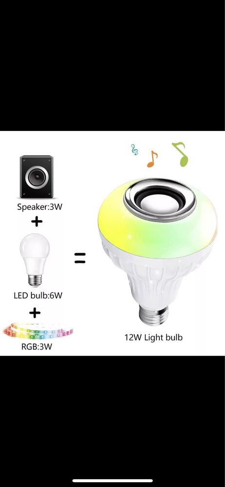 Lampada Led bluetooth