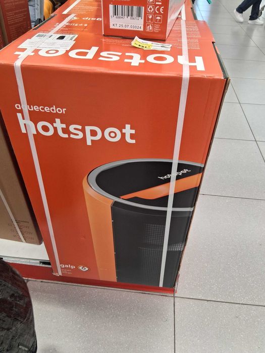 Aquecedor com bilha de gas