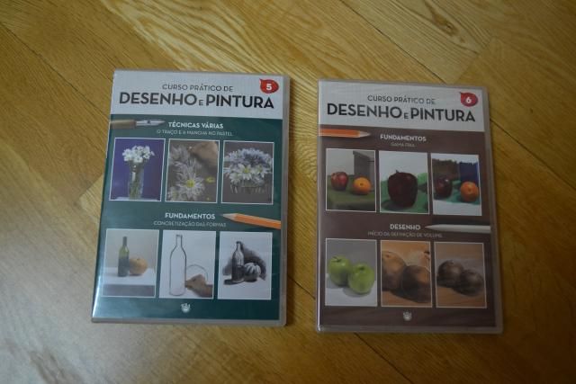 DVD's sobre Curso de desenho e pintura