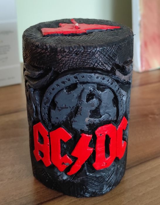 Świeczka AC/DC, nie używana