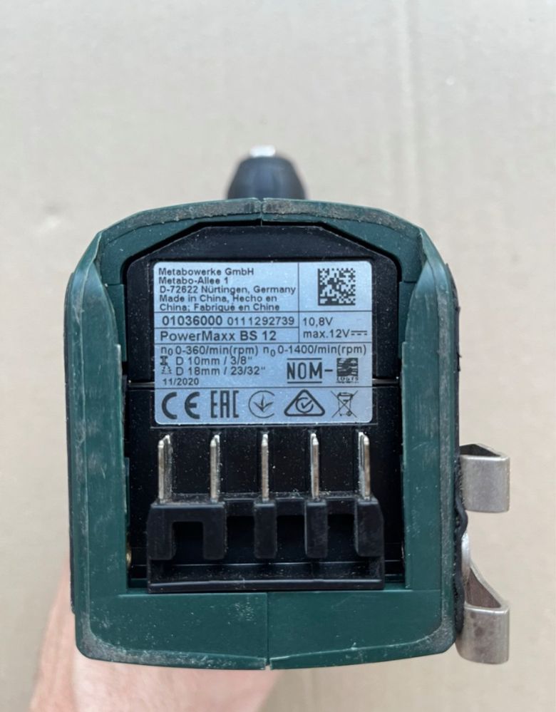 Wkrętarka metebo PowerMaxx BS 12