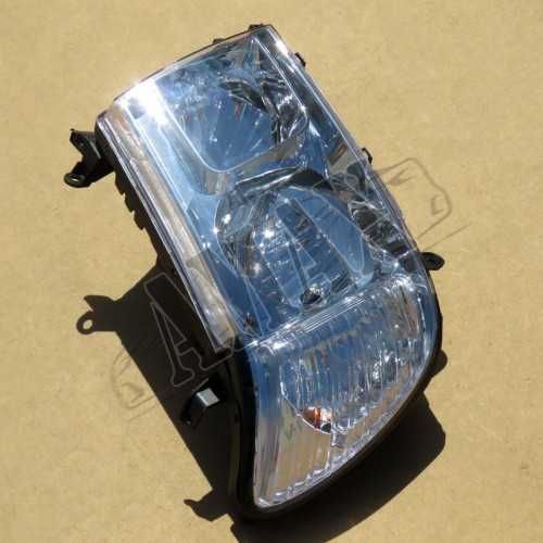 Передние фары ( черные ) Toyota Land Cruiser 100 (98-05) оптика фара