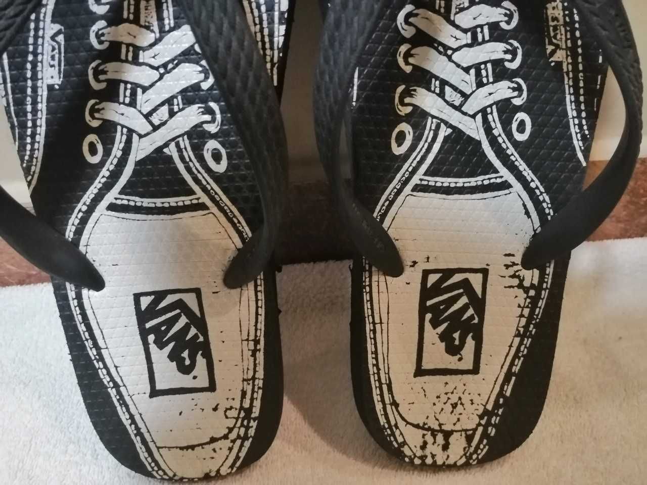 VANS japonki męskie rozm. 42 długość wewnętrzna 26 cm czarne