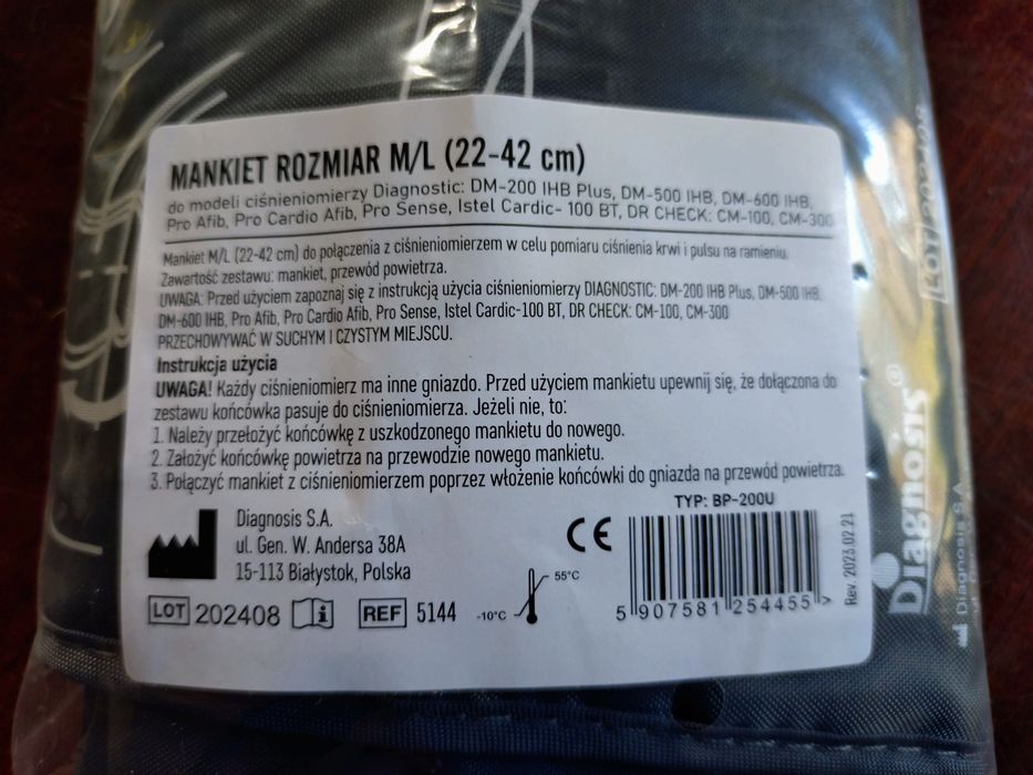 Mankiet do ciśnieniomierza Diagnosis