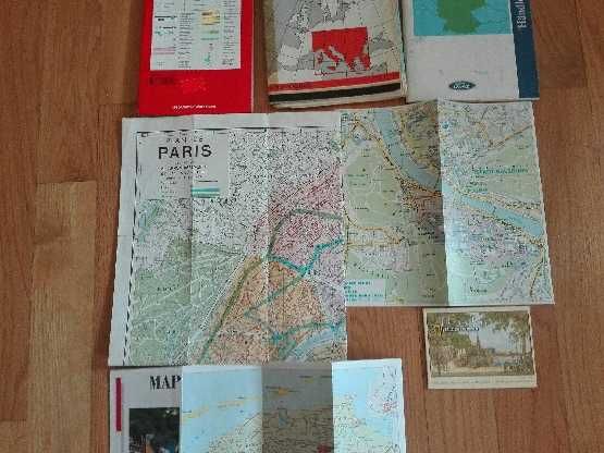 stare mapy Paris,Salzburg,Dresden,Berlin,Holland,Deutschland,Europa-8