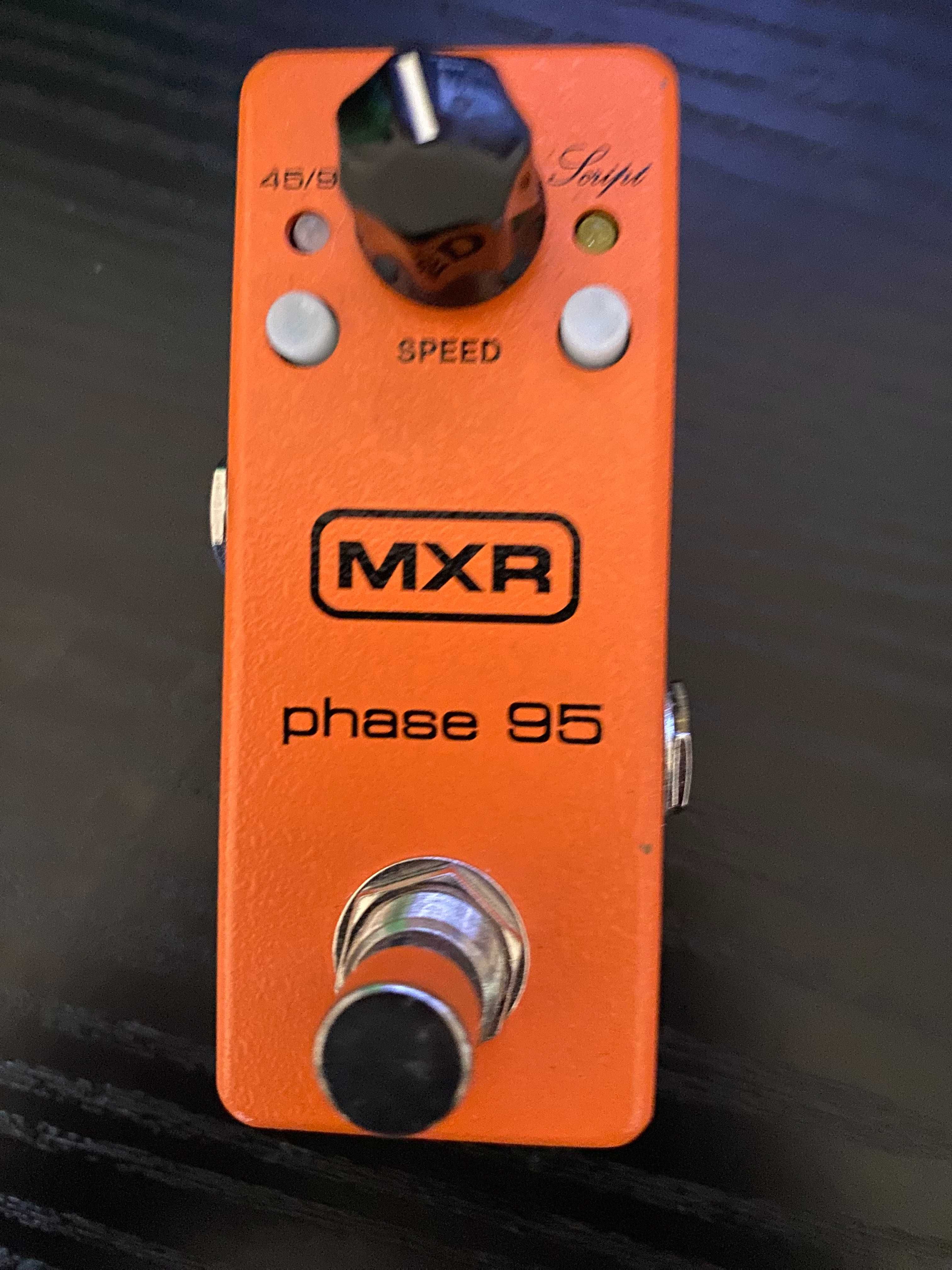 MXR phase 95 guitarra eletrica e pedalboard