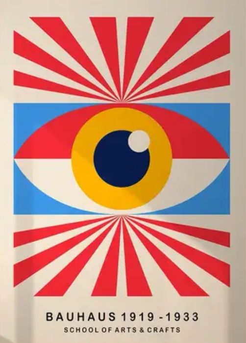 Bauhaus - diversas telas  (para quadro) alta qualidade