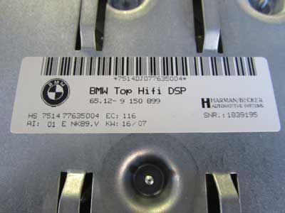 BMW Top Hifi DSP HARMAN BECKER Logic7 L7 - naprawa wzmacniacz audio