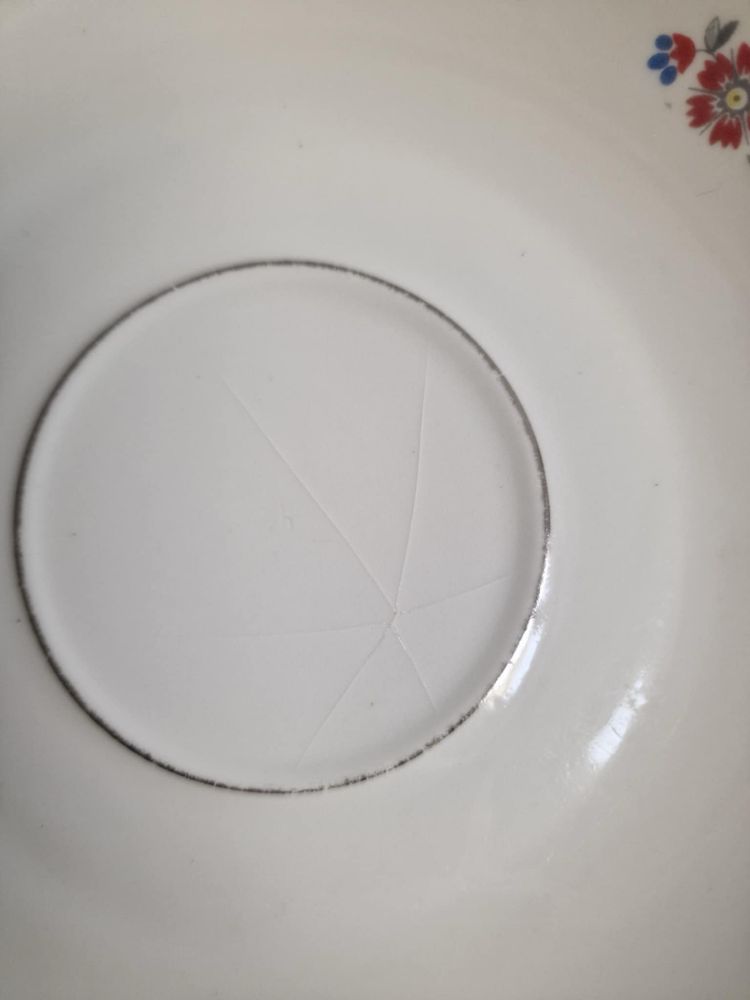 Przedwojenny zestaw kolekcjonerskiej porcelany - GIESCHE