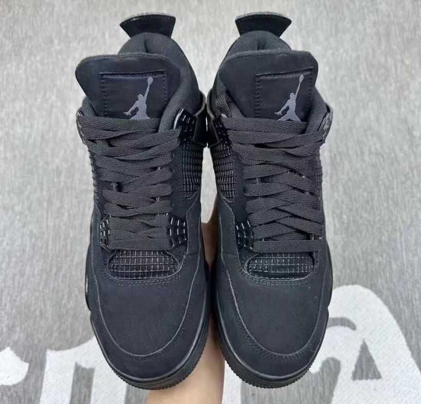nowy Jordan 4 Retro Black Cat Moda rozmiar.43