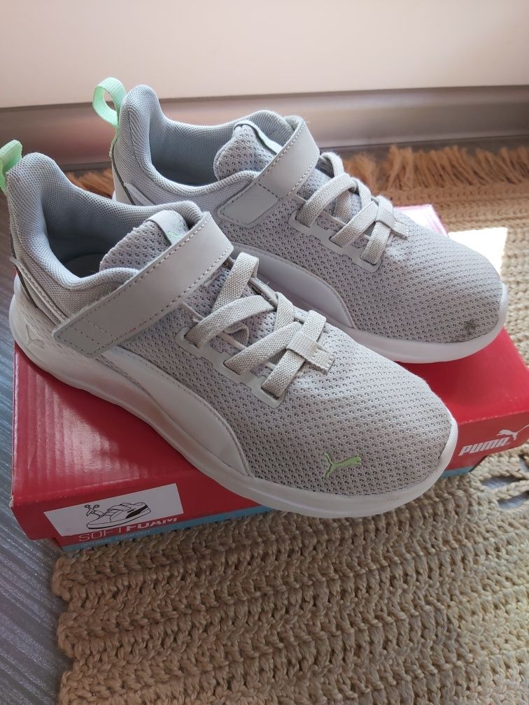 Buty Puma adidasy32,33 anzarun line szare grey r. Lekkie wygodne