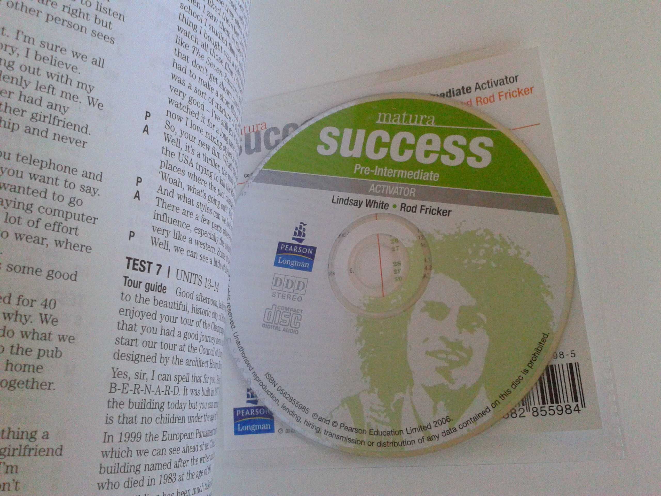 Matura Success. Pre-Intermediate Students Boook + activator + CD