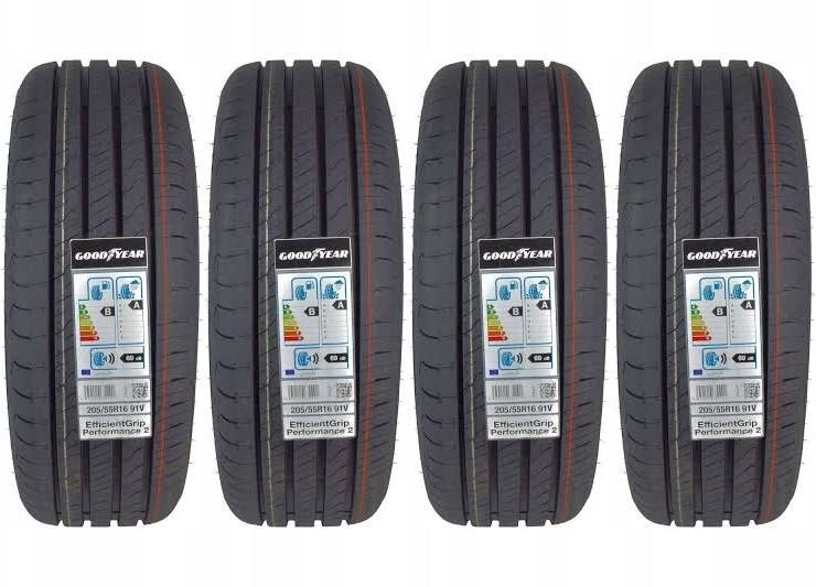 Komplet 205 55 r16 lato goodyear efficientgrip performance