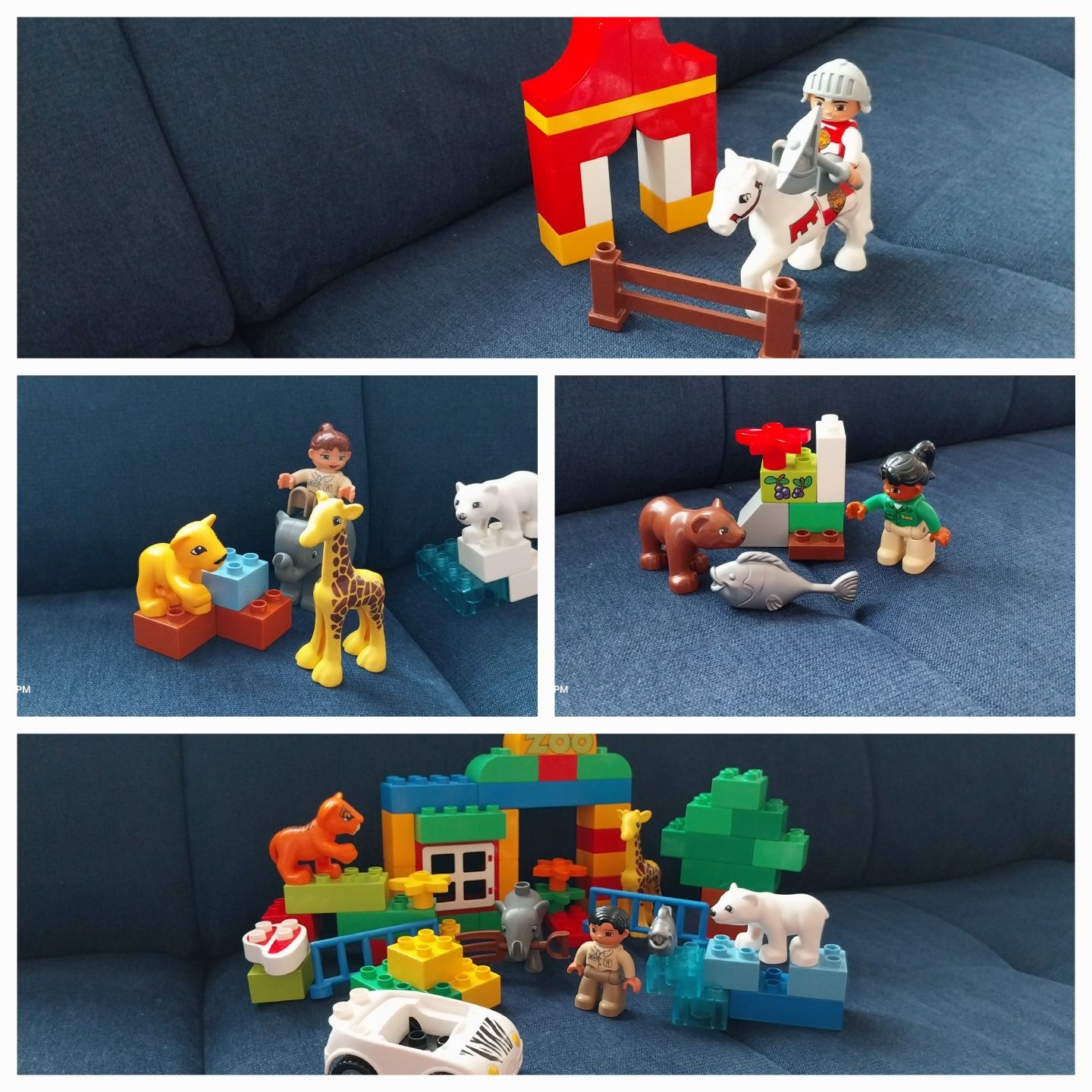 Klocki DUPLO 11 zestawów.