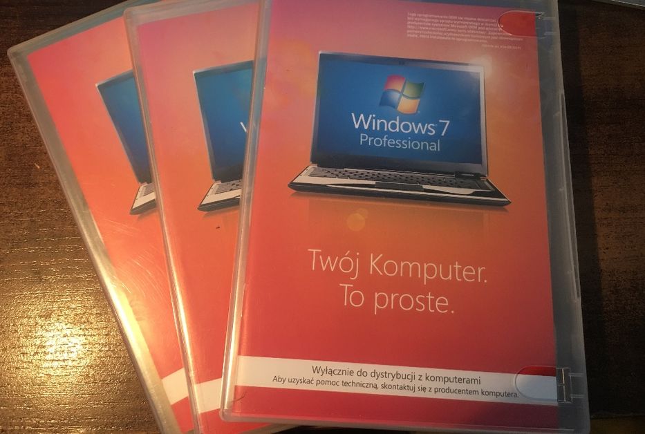 Microsoft Windows Professional 7 PL 64bity