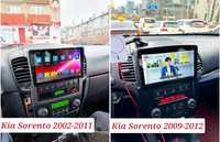Магнитола Android Kia Sorento (всі роки), Bluetooth, GPS, WiFi + рамка