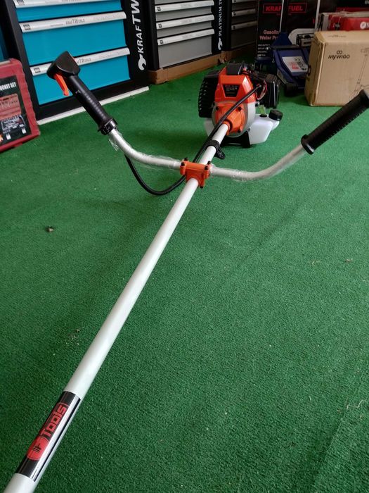 Roçadora a gasolina 52cc 2 em 1 disco ferro bobine de fio e cinto