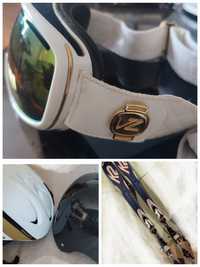 Горные лыжи Apache K2 149см,  Лыжная маска Von Zipper, шлемы