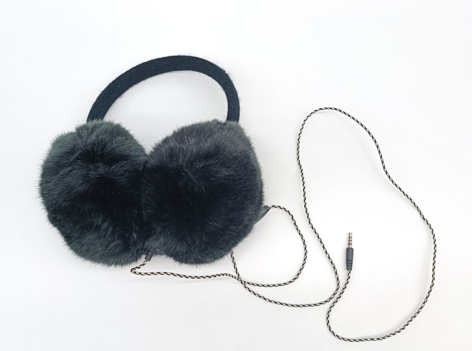 Zimowe słuchawki przedwodowe nauszniki odtwarzanie muzyki