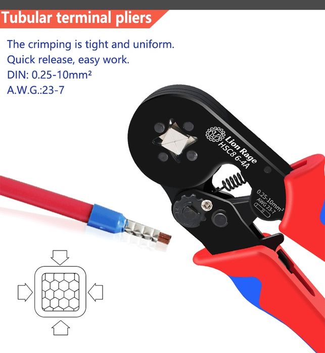 обжимка для кабельных наконечников