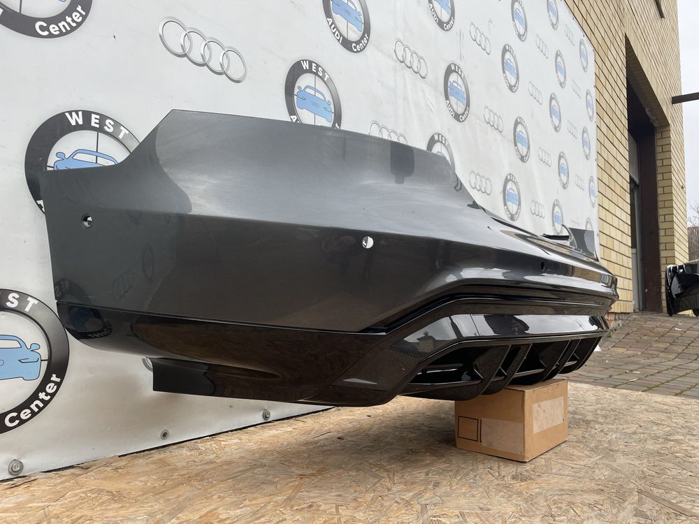 Audi E Tron GT RS бампер задній карбон ауді є трон гт рс бампер задній