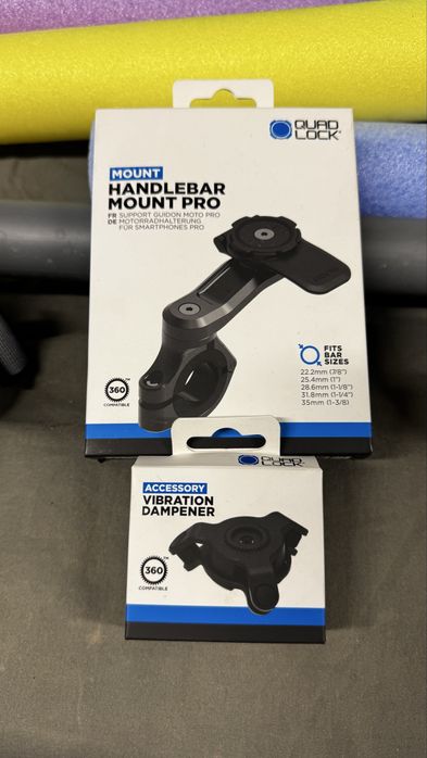 Hamdlebar Mount pro Quad lock + vibration