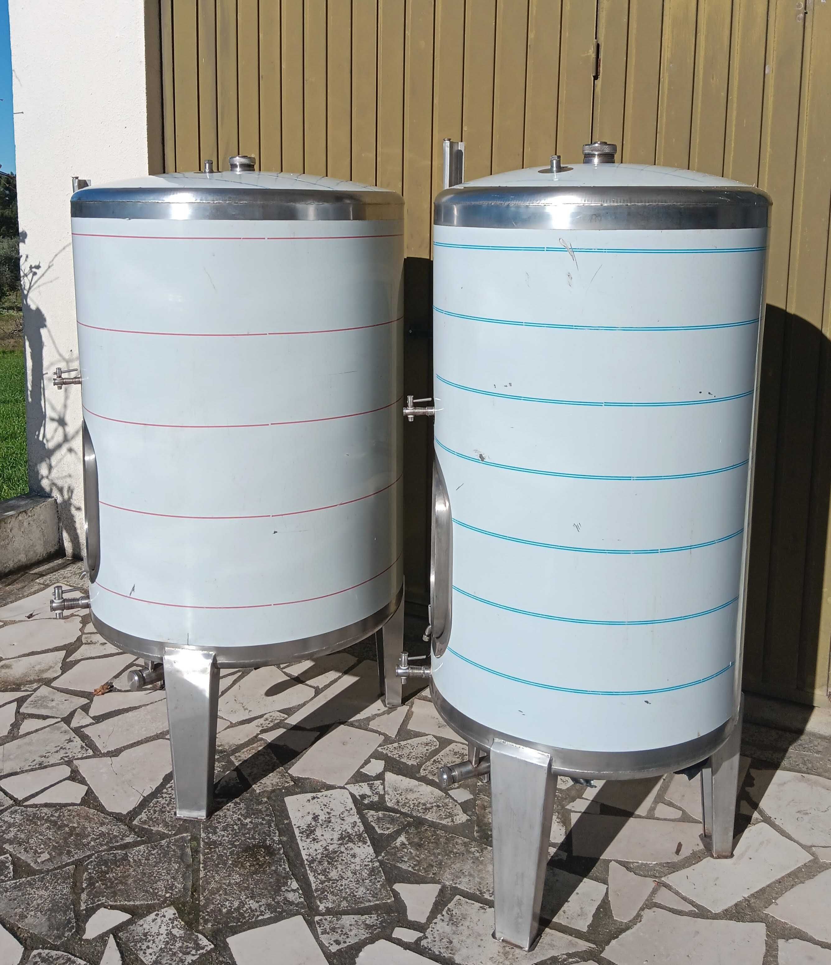 Cubas inox para vinho