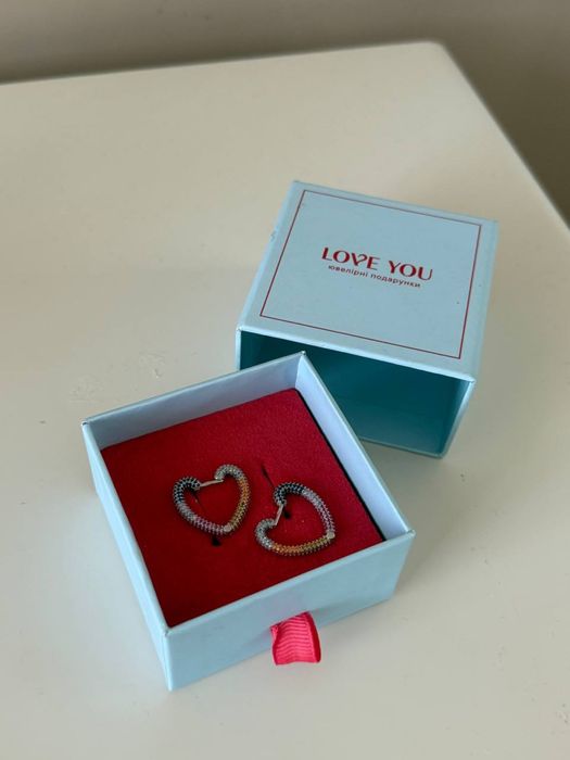 Сережки Love You нові