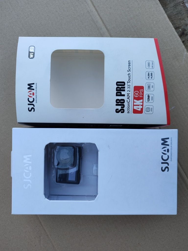 SJCam SJ8 Pro Kamera Sportowa 4K wifi dotykowy LCD akcesoria 2 bate