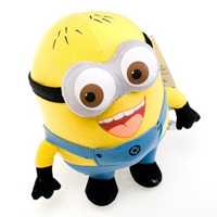 LU420 Boneco peluche Gru Despicable Minion 18cm oculos 3D