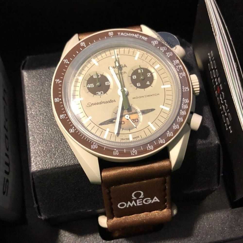 Omega x Swatch SO33T100 – Styl Kosmicznego Saturna